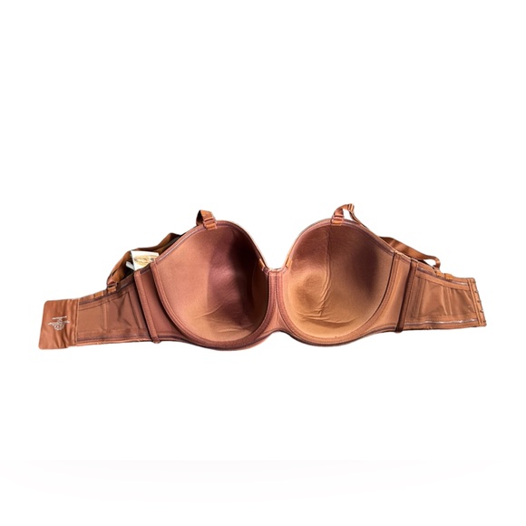 CURVY COUTURE style 1290 smooth strapless multi-way push up underwire bra NWT - Picture 6 of 11